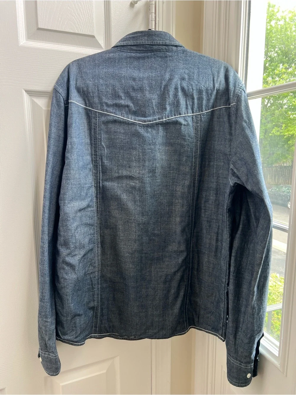 Levi’s Blanket Lined Chambray Western Shirt Jacket Men’s XL